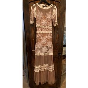 For Love and Lemons White Embroidered Maxi dress